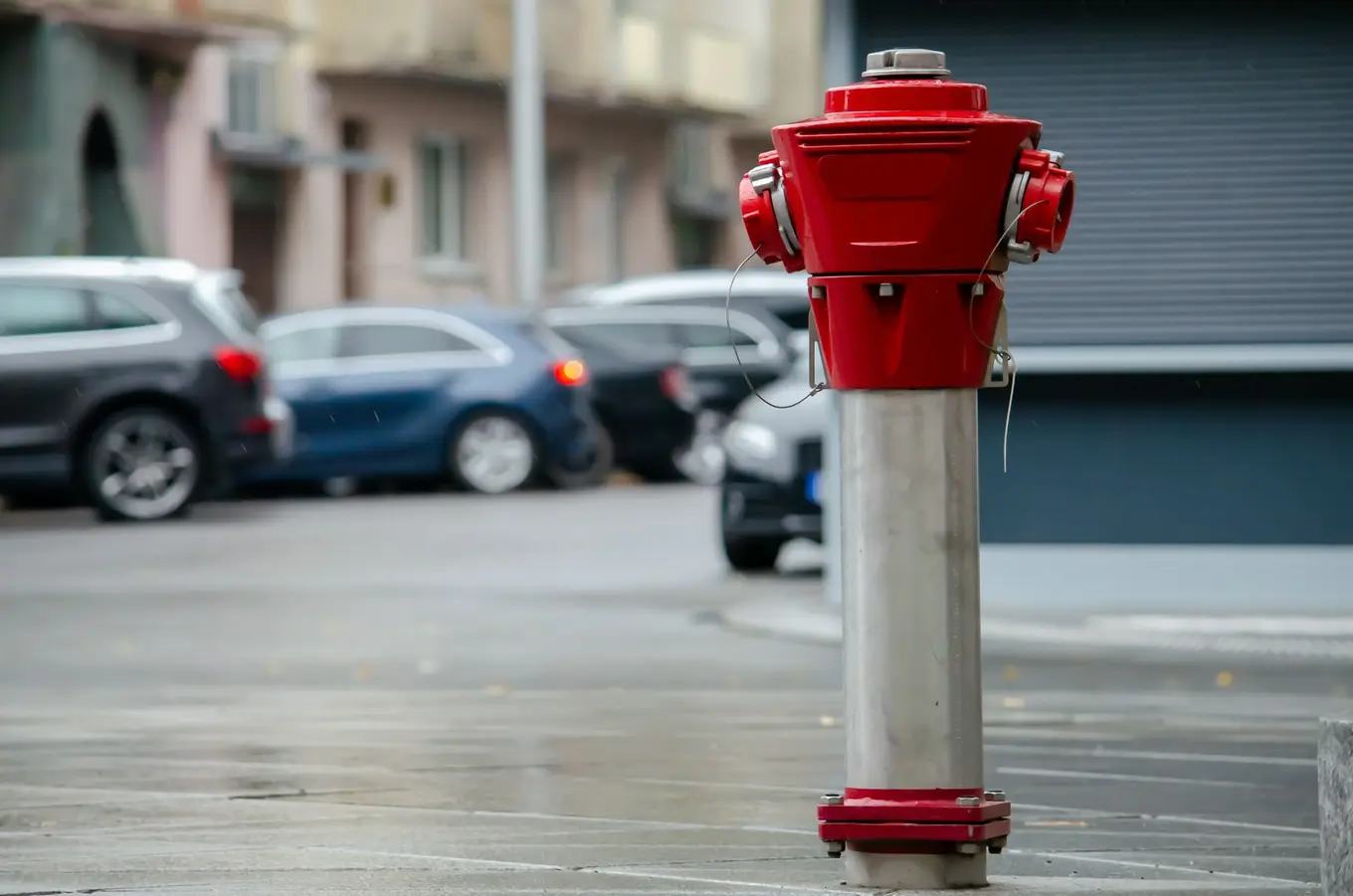hydrant w mieście